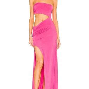 NBD Lotte Gown in Hot Pink